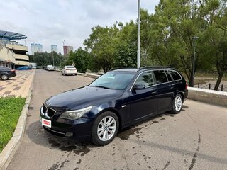 2008 BMW 5 серии 520d V (E60/E61) Рестайлинг, синий, 880000 рублей, вид 1