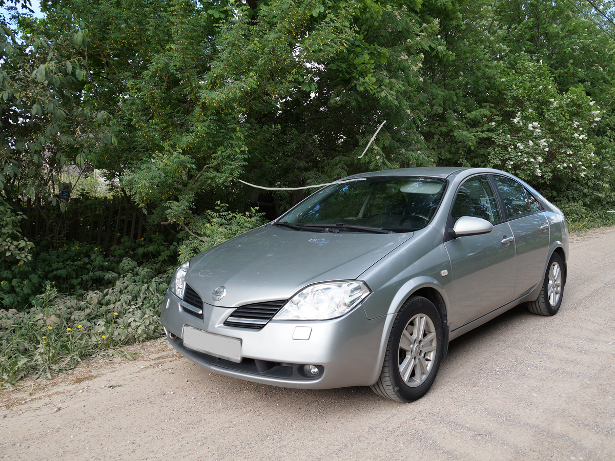 Ниссан примера 2006 г Купить б/у Nissan Primera III (P12) 1.6 MT (109 л.с.) бензин механика в Перми: г