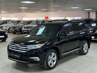 2012 Toyota Highlander II (U40) Рестайлинг, чёрный, 1495000 рублей, вид 1
