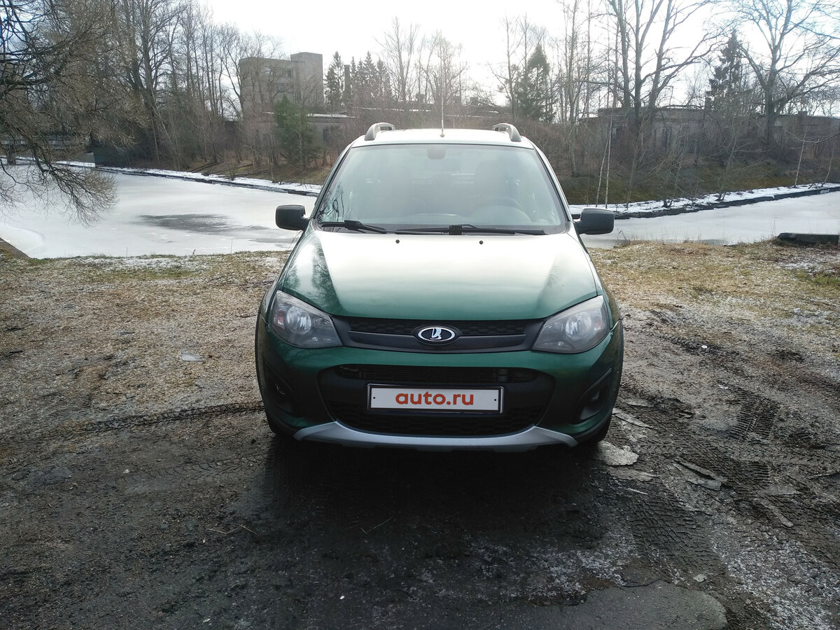 Лада Калина 2 Cross зеленая