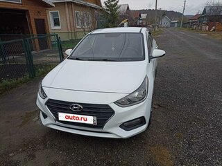 2018 Hyundai Solaris II, белый, 1350000 рублей, вид 1
