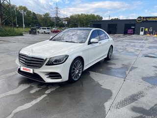 2019 Mercedes-Benz S-Класс 400 d VI (W222, C217) Рестайлинг, белый, 6800000 рублей, вид 1