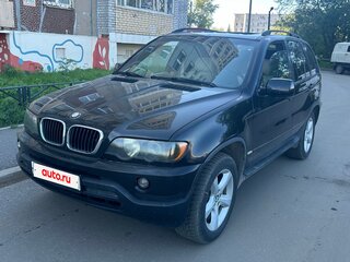 2001 BMW X5 3.0i I (E53), чёрный, 800000 рублей, вид 1