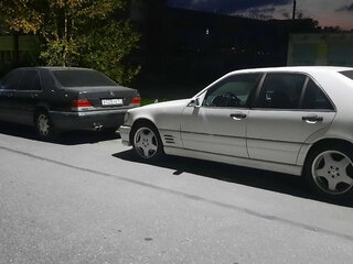 1998 Mercedes-Benz S-Класс 300 III (W140) Рестайлинг, белый, 650000 рублей, вид 1