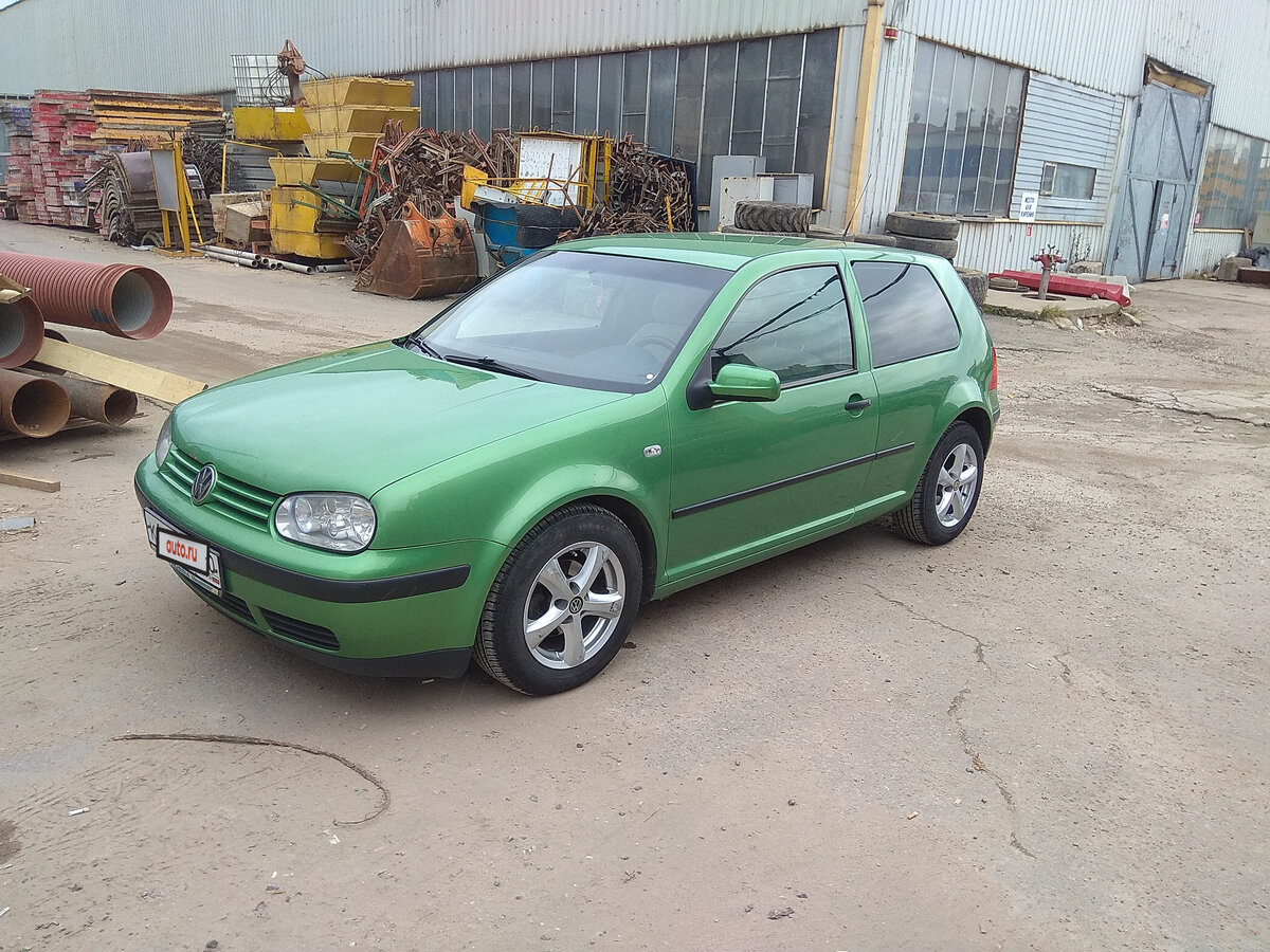 Volkswagen Golf 4 С‚РµРјРЅРѕ Р·РµР»РµРЅС‹Р№