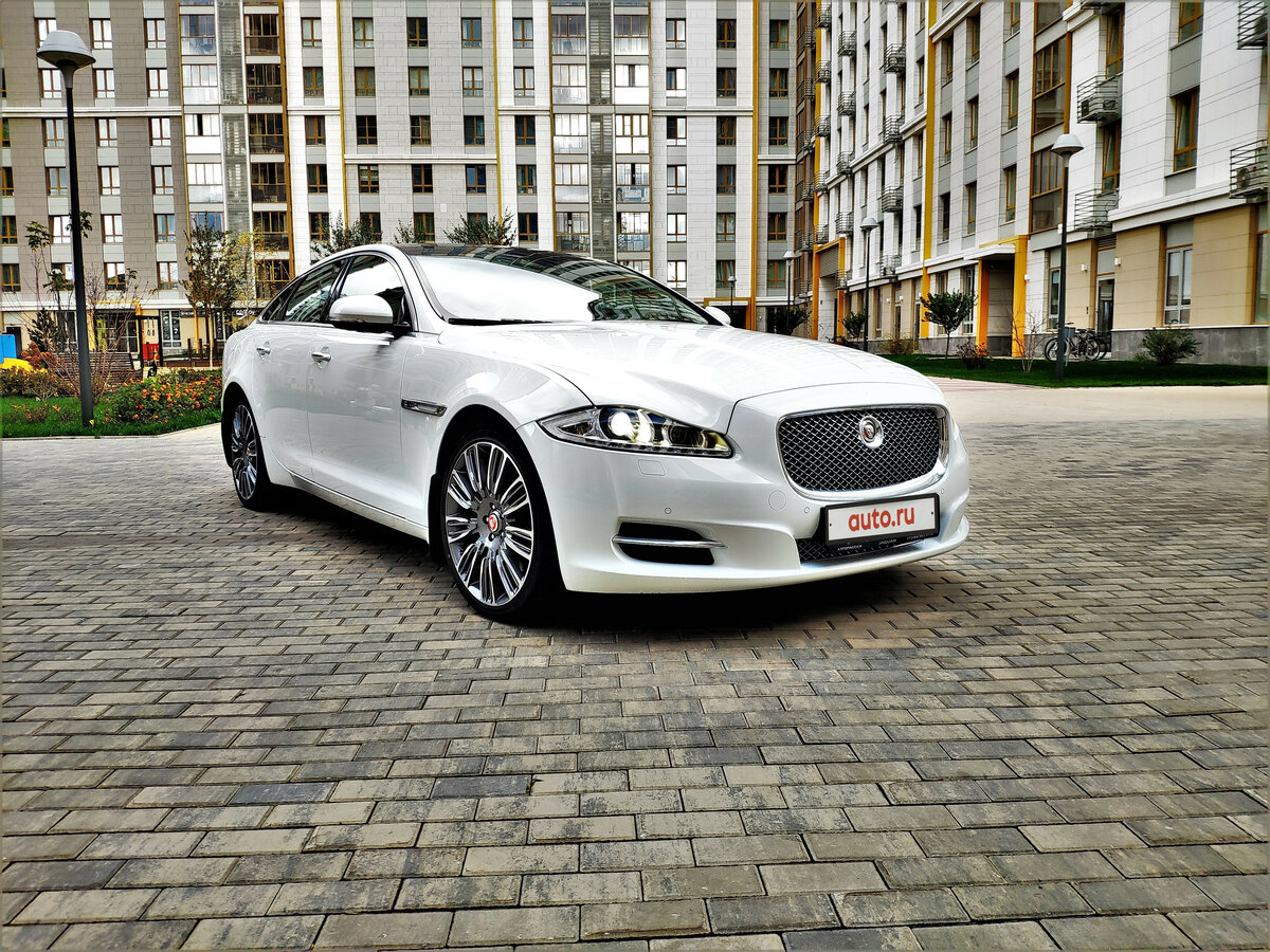 2014 Jaguar XJ IV (X351), белый - вид 3.