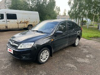 2015 Lada (ВАЗ) Granta I, чёрный, 450000 рублей, вид 1