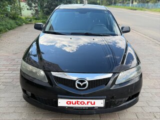 2006 Mazda 6 I (GG) Рестайлинг, чёрный, 219999 рублей, вид 1