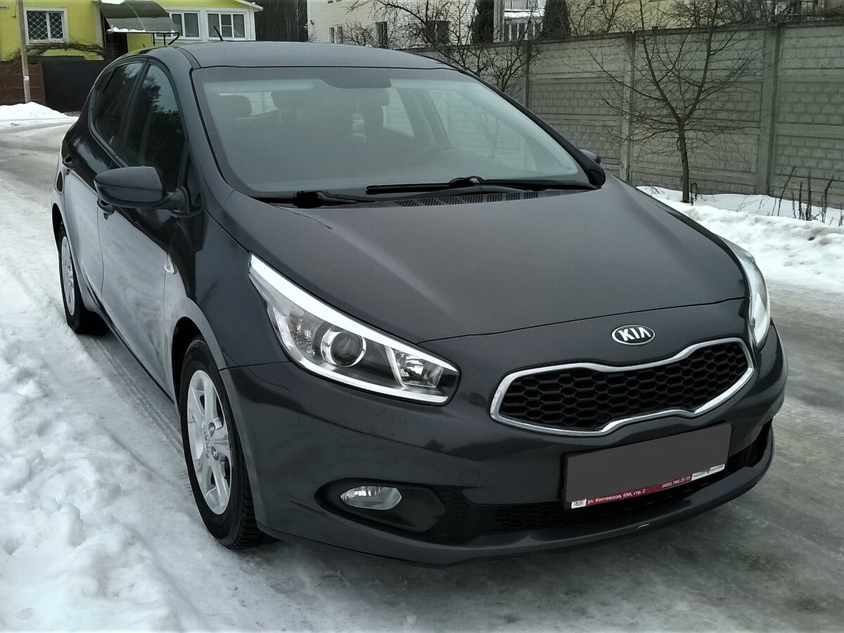 Kia Ceed JD серый матовый