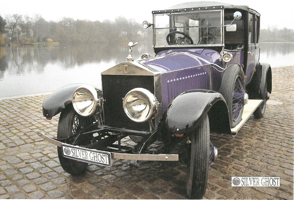 1914 Rolls-Royce Silver Ghost, синий - вид 3