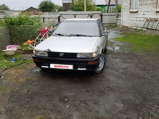 1991 Toyota Corolla VII (E100), серебристый, 100000 рублей, вид 1