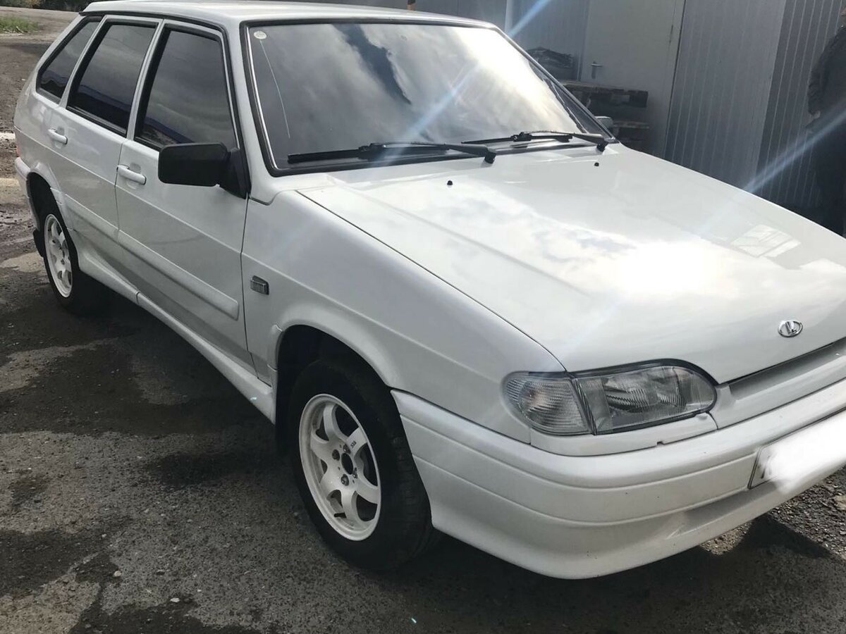 Lada 2114 белая утопленник