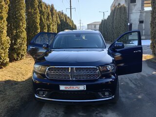 2014 Dodge Durango III Рестайлинг, синий, 1150000 рублей, вид 1