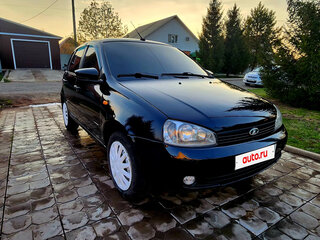 2012 Lada (ВАЗ) Kalina Sport I, чёрный, 389000 рублей, вид 1