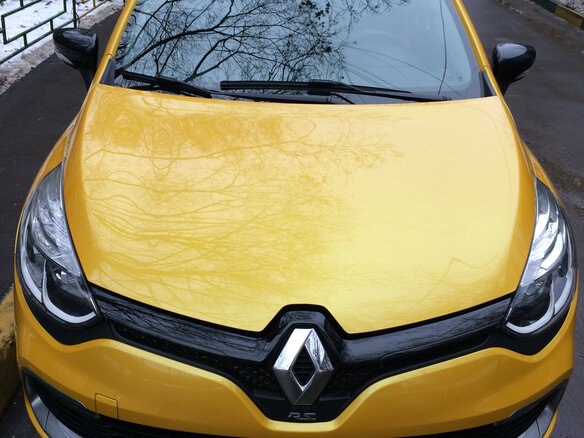 2014 Renault Clio RS IV, жёлтый