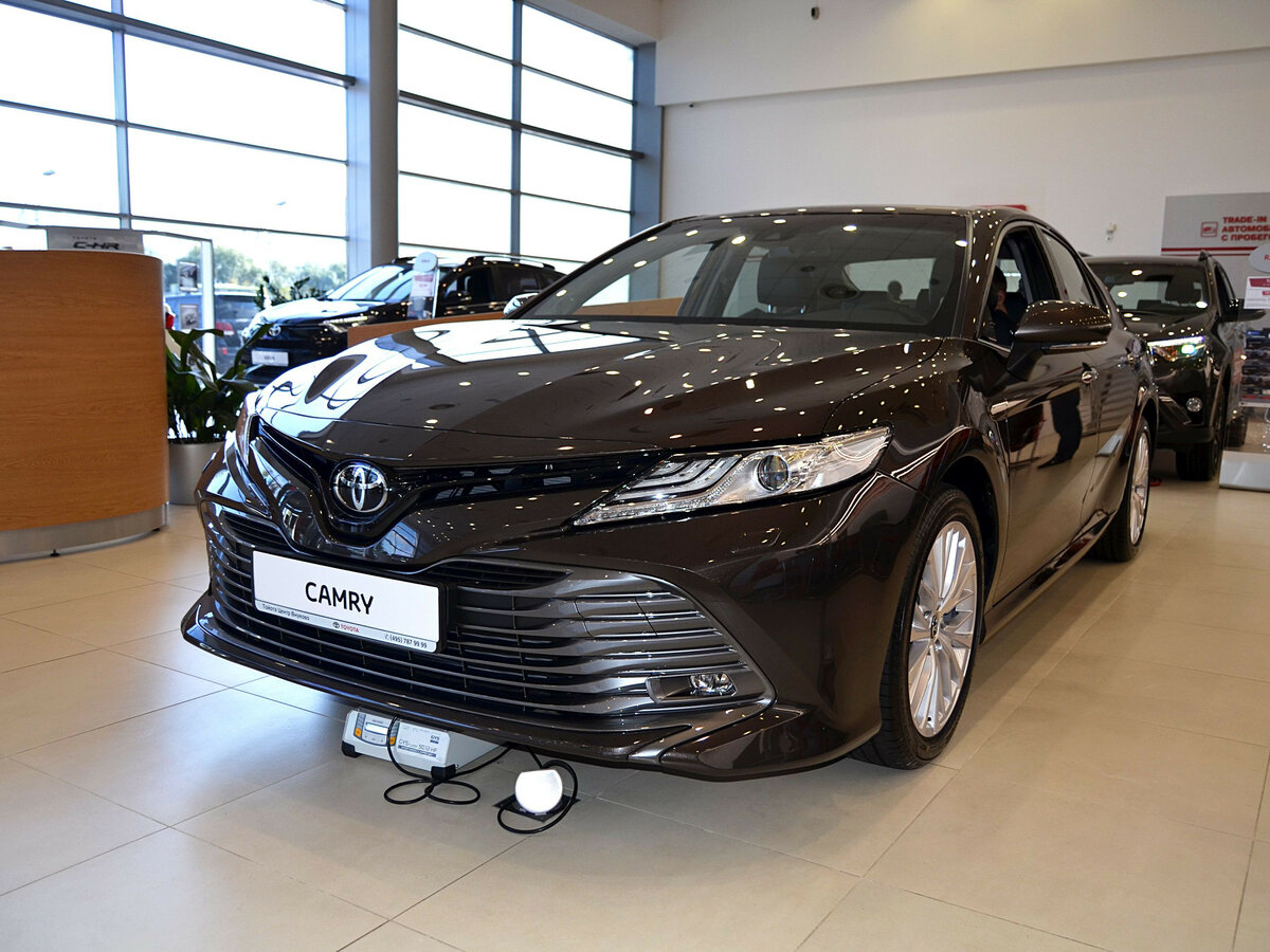 Как выглядит новый камри Купить новый Toyota Camry VIII (XV70) 2.5 AT (181 л.с.) бензин автомат в Москве: