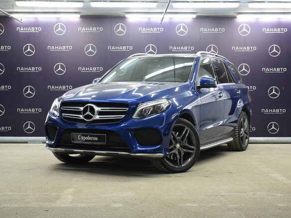 2016 Mercedes-Benz GLE 400 I (W166), синий, 3700000 рублей