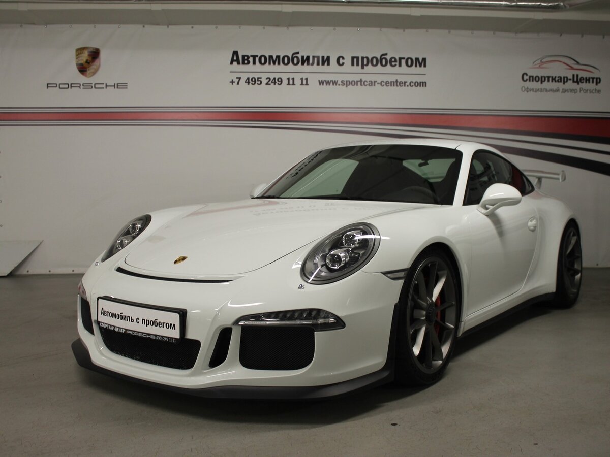 Порше gt3 белый