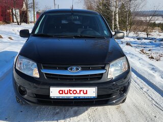 2014 Lada (ВАЗ) Granta I, чёрный, 550000 рублей, вид 1
