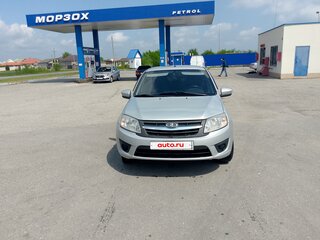 2016 Lada (ВАЗ) Granta I, серебристый, 580000 рублей, вид 2