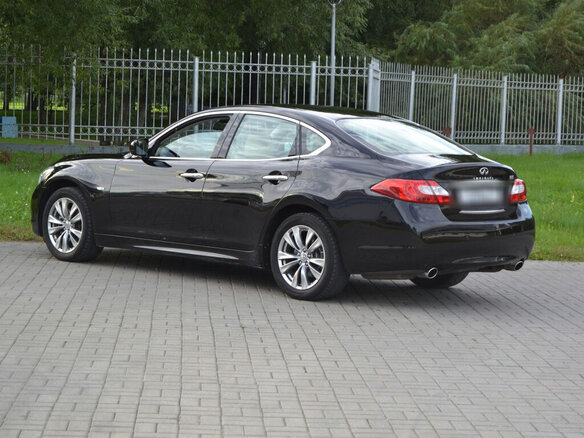 2013 Infiniti M M25 IV, чёрный - вид 3