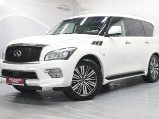 2015 Infiniti QX80 I Рестайлинг, белый, 2759000 рублей, вид 1