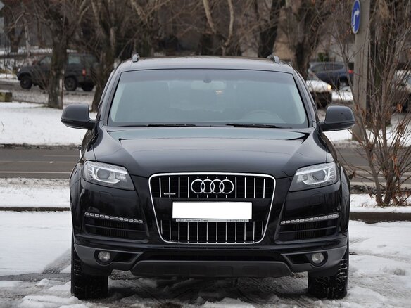 2012 Audi Q7 I (4L) Рестайлинг, чёрный