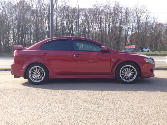 2007 Mitsubishi Lancer X, пурпурный - вид 6