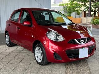 2015 Nissan March IV (K13) Рестайлинг, красный, 730000 рублей, вид 1