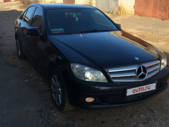 2009 Mercedes-Benz C-Класс 200 III (W204), чёрный - вид 4