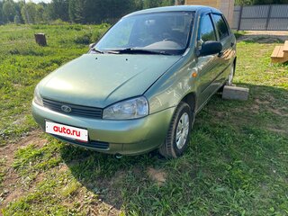 2008 Lada (ВАЗ) Kalina I, зелёный, 158000 рублей, вид 1