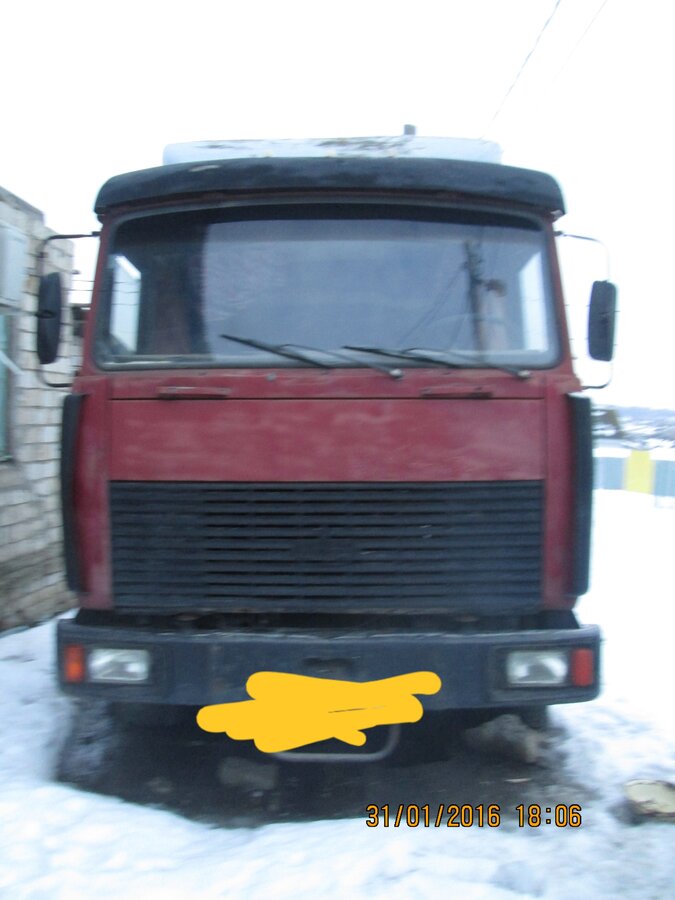 Маз 5432 красный