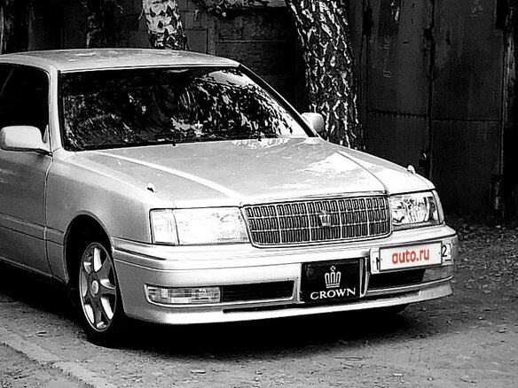 1998 Toyota Crown X (S150), серый, 650000 рублей - вид 6