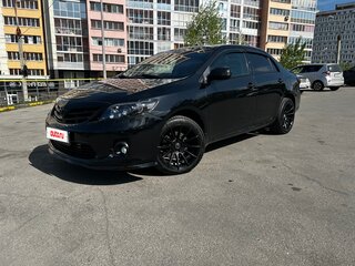 2011 Toyota Corolla X (E140, E150) Рестайлинг, чёрный, 1150000 рублей, вид 1
