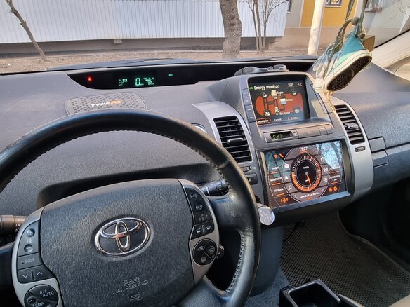 2008 Toyota Prius II Рестайлинг (XW20), золотистый, 850000 рублей - вид 7