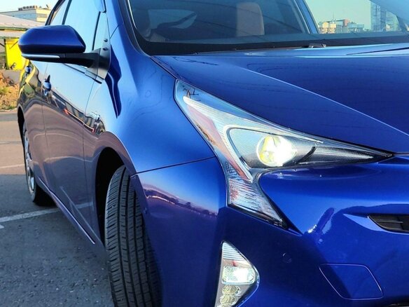 2016 Toyota Prius IV (XW50), синий, 1680000 рублей - вид 34