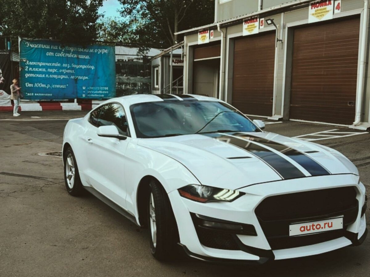 Купить б/у Ford Mustang VI Рестайлинг 2.3 AT (317 л.с.) бензин автомат ...