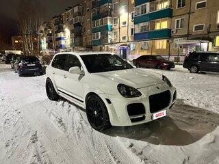 2004 Porsche Cayenne Turbo I (955), белый, 1400000 рублей, вид 1