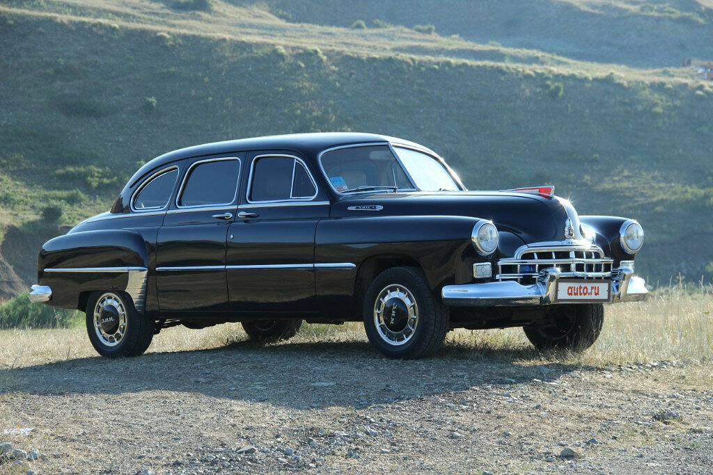 1954 ГАЗ 12 ЗИМ, синий, 11120094 рублей - вид 5
