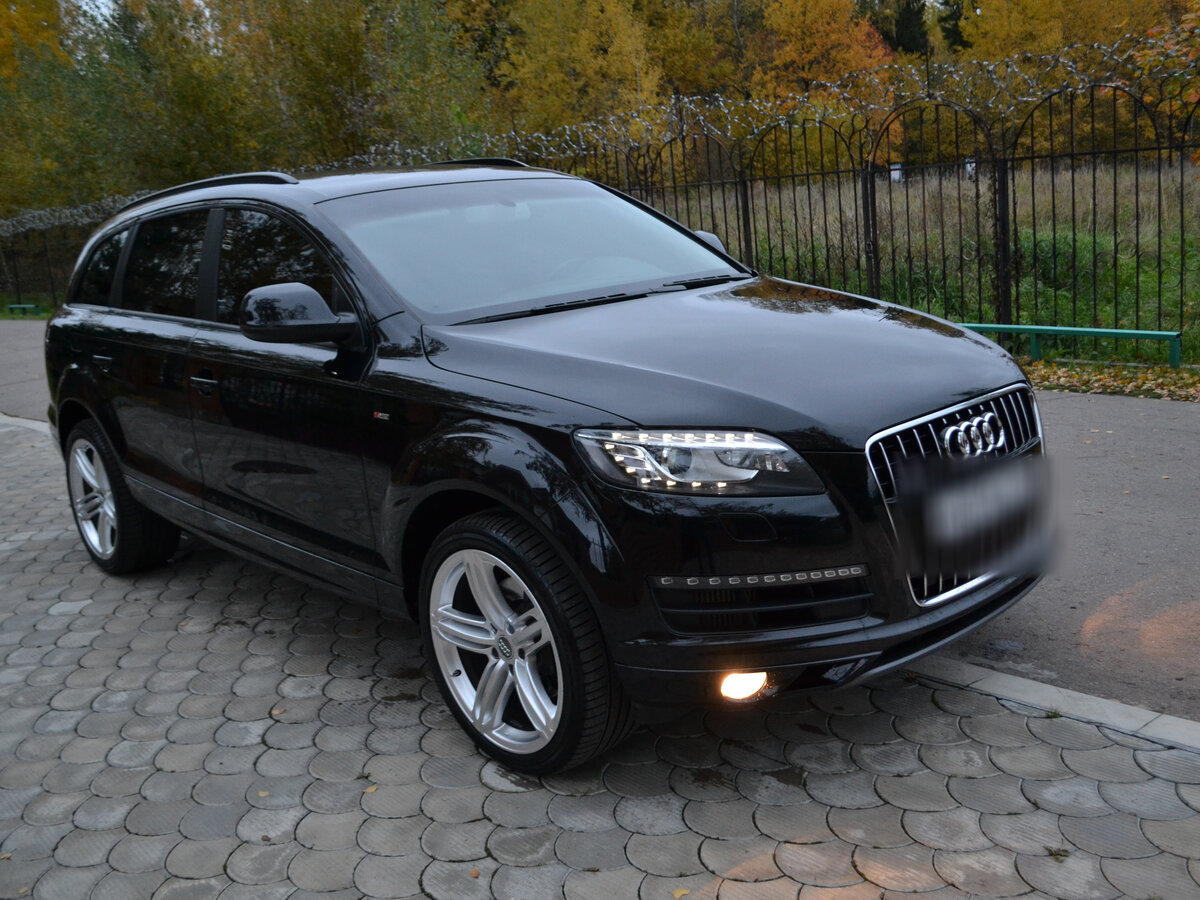 установка рестайлинговых фар audi q7
