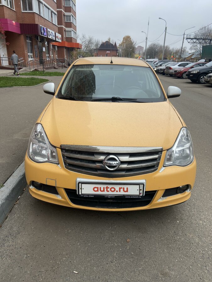 Ниссан альмера желтый