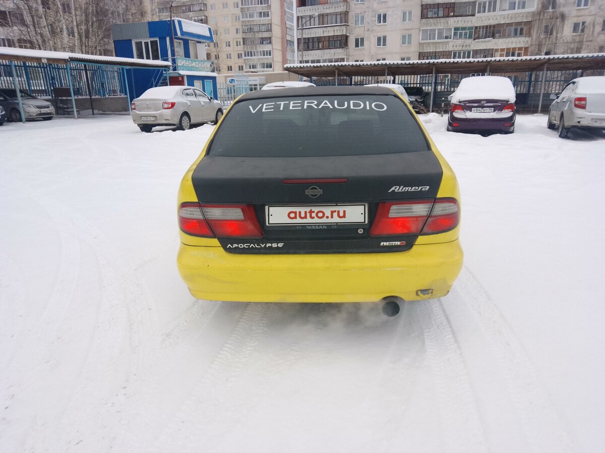 Ниссан альмера желтый