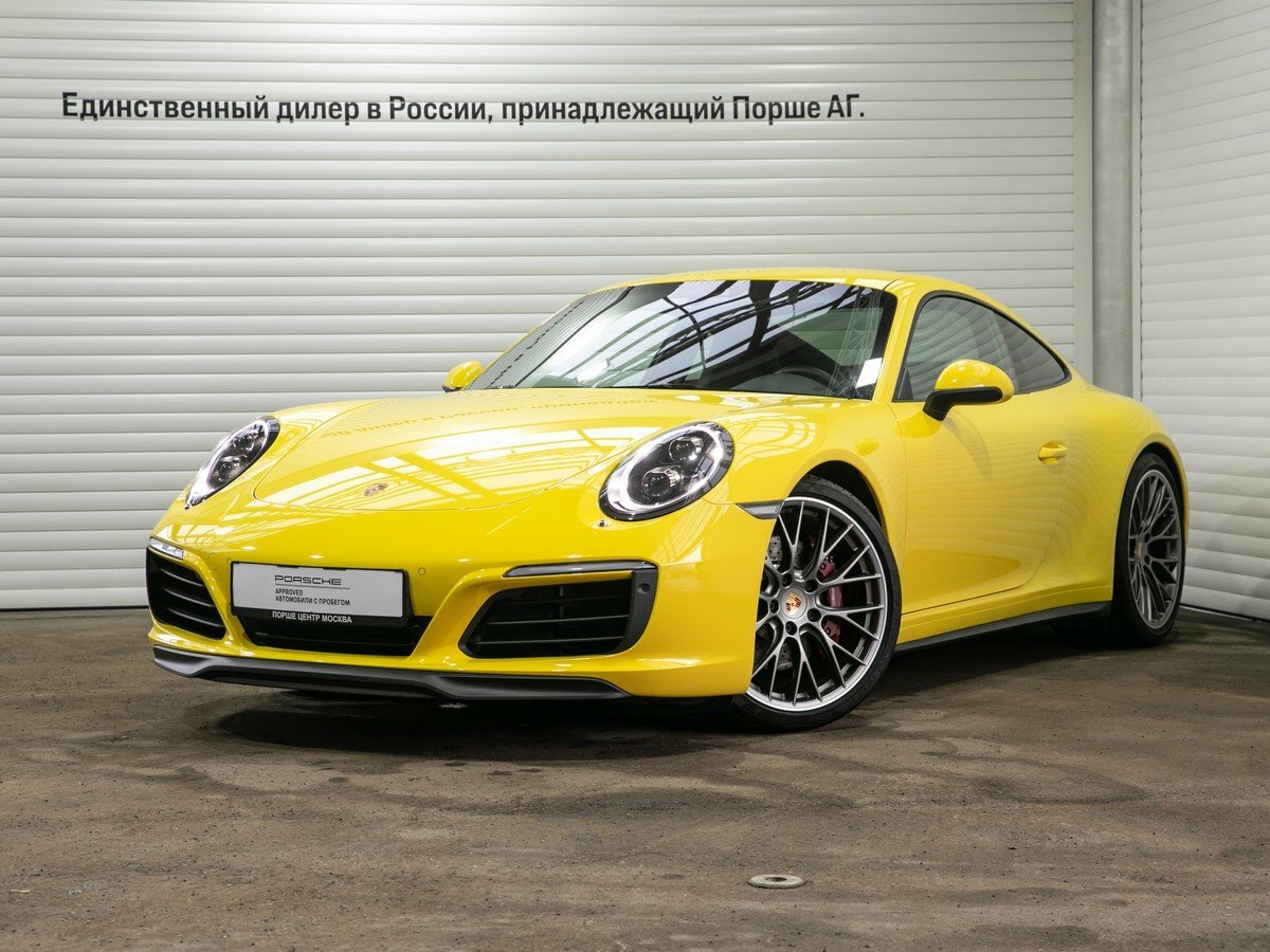 Porsche 911 Carrera 4s Coupe Р¶РµР»С‚С‹Р№
