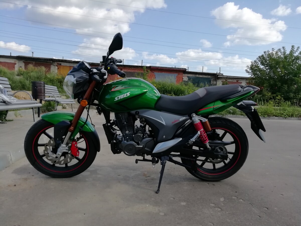 Stels Flame 200 девушка