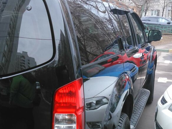 2008 Nissan Pathfinder III, чёрный - вид 6