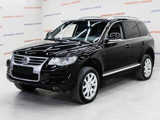 2010 Volkswagen Touareg I Рестайлинг, чёрный, 1095000 рублей, вид 1