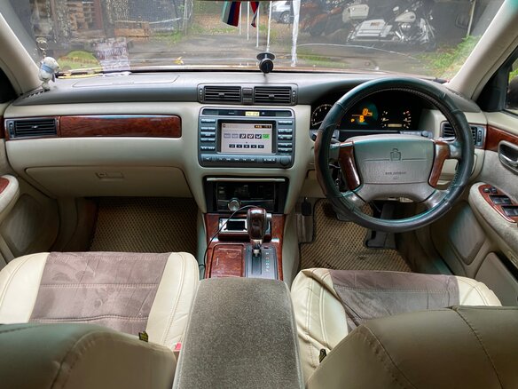 2000 Toyota Crown XI (S170), коричневый, 700000 рублей - вид 6