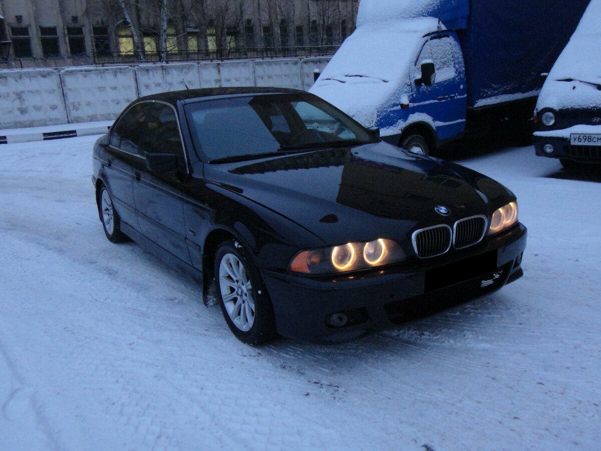 BMW e39 зима