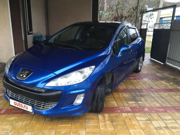 2009 Peugeot 308 I, синий