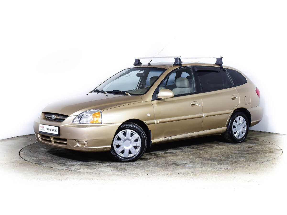 Купить б/у Kia Rio I Рестайлинг 1.5 AT (98 л.с.) бензин автомат в Москве: синий 